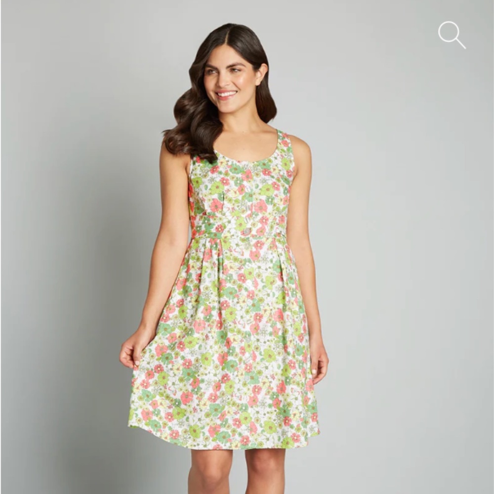 Seeking Out Sunshine Fit And Flare Dress